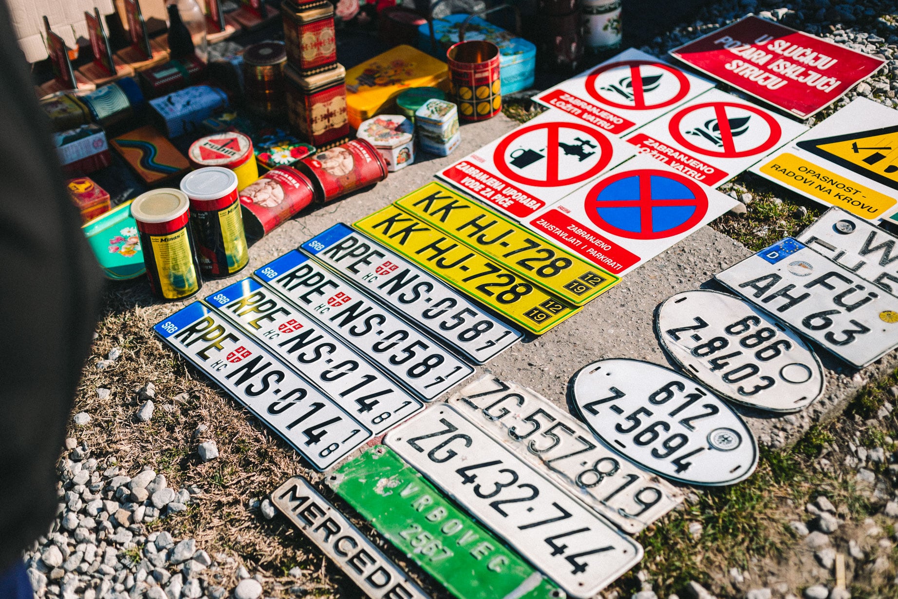 Licence plates from ex Yugoslavia and Serbia